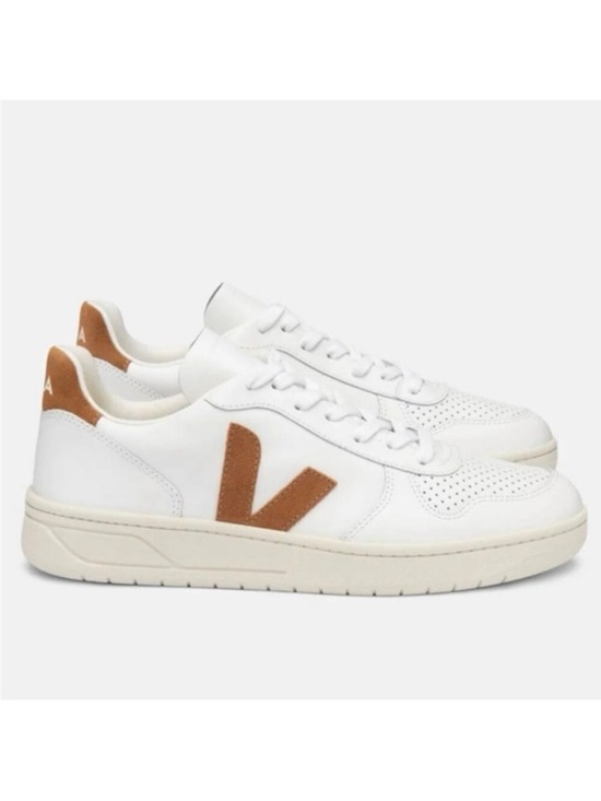Veja Shoes - Veja V-10 Camel Sneakers